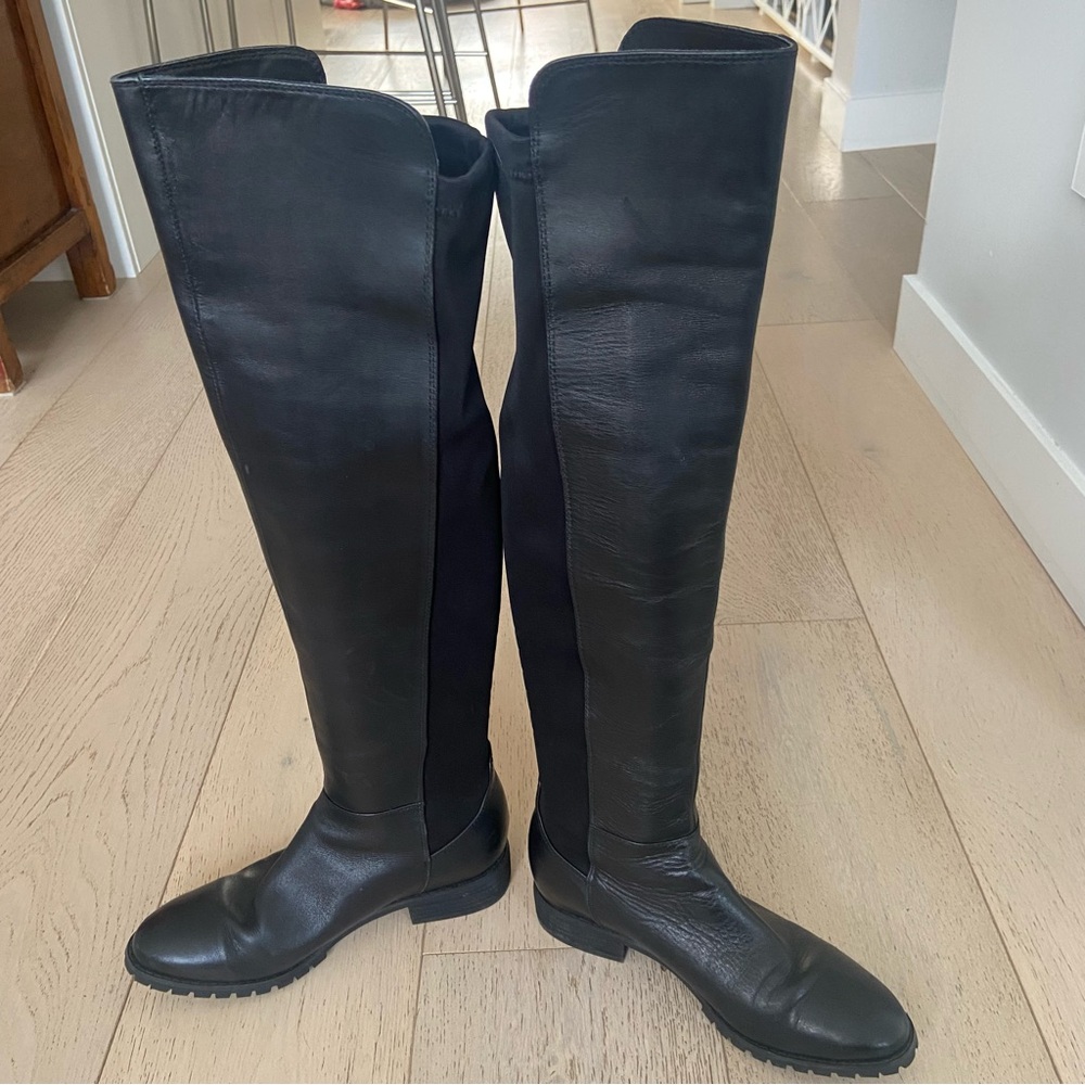 BLONDO Sierra Waterproof Over The Knee Boots Size 7M Black Leather EUC - Picture 3 of 8